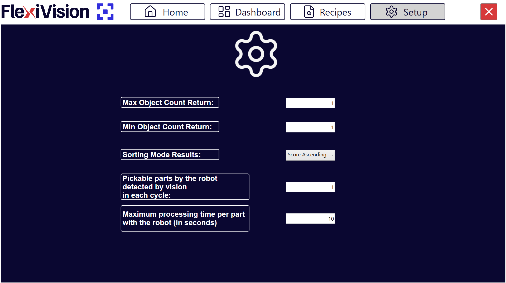 Pagina Protocol Setup